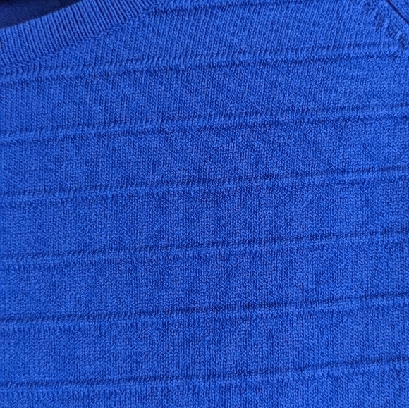 ๐
บCABLE & Gauge Royal Blue Ribbed Textured Sweater L - Picture 12 of 12